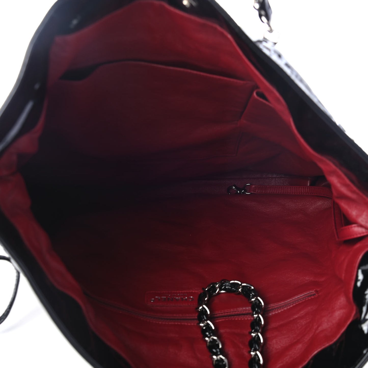 Patent Bonbons Shopper Tote Black
