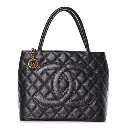 Chanel Caviar Quilted Medallion Tote Black 1 of 11