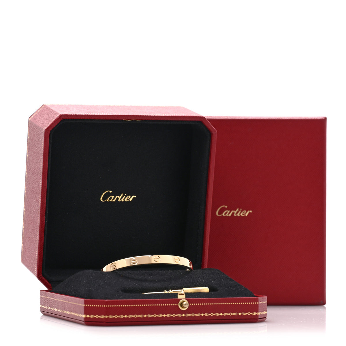 Cartier 18K Yellow Gold LOVE Bracelet 17 8 of 8