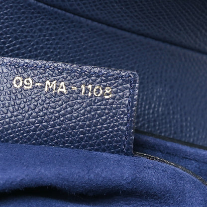 Christian Dior Grained Calfskin Saddle Bag Navy 7 of 10