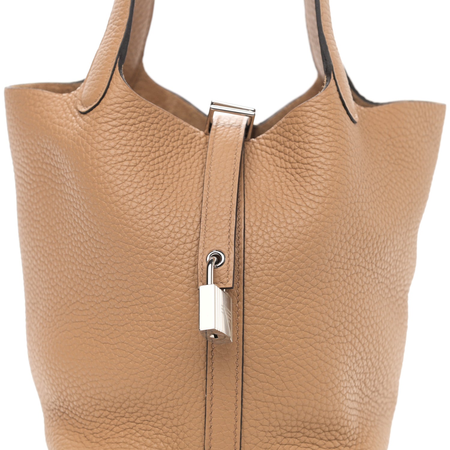 Hermes Taurillon Clemence Picotin Lock 18 PM Chai 8 of 11