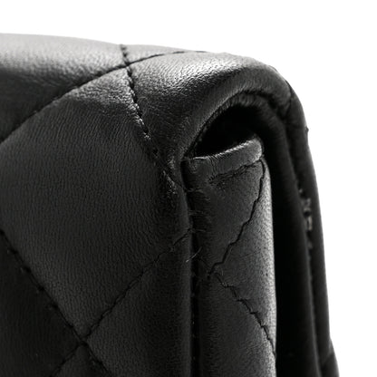Chanel Lambskin Quilted Flap Clutch Black 13 of 14