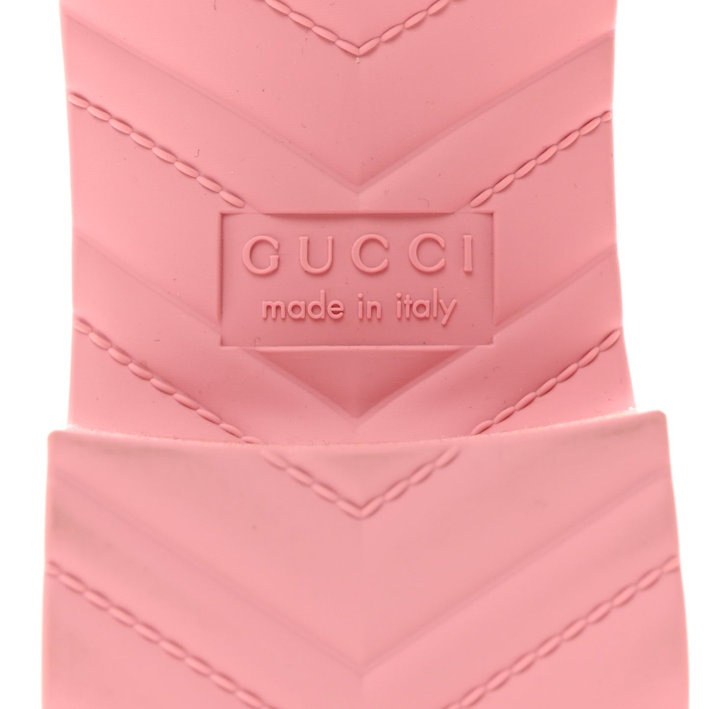 Rubber Gucci Logo Womens Platform 20/60mm Slide Sandals 39 Wild Rose