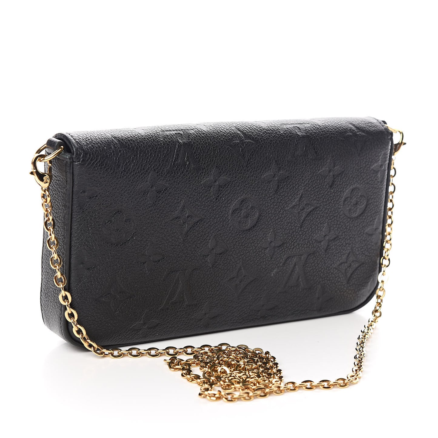 Empreinte Pochette Felicie Chain Wallet Black