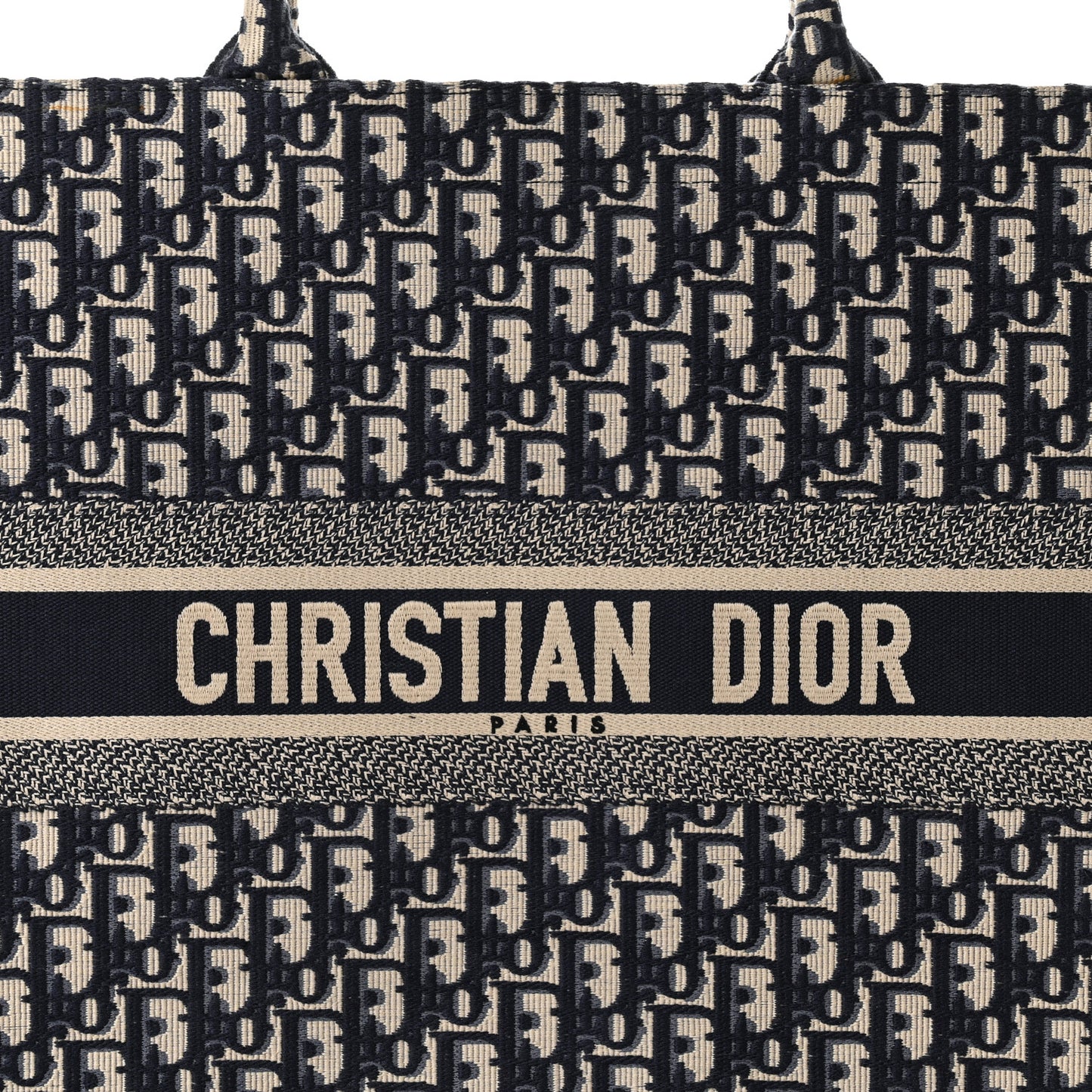 Oblique Large Book Tote Blue Multicolor