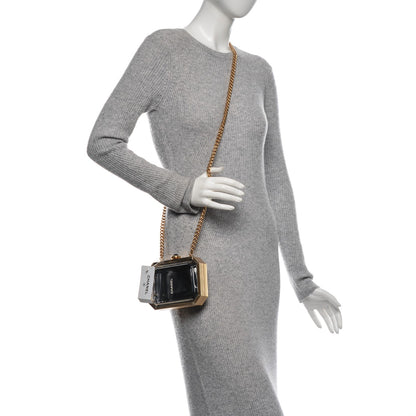 Chanel Plexiglass Premiere Minaudiere Clutch Black 2 of 7