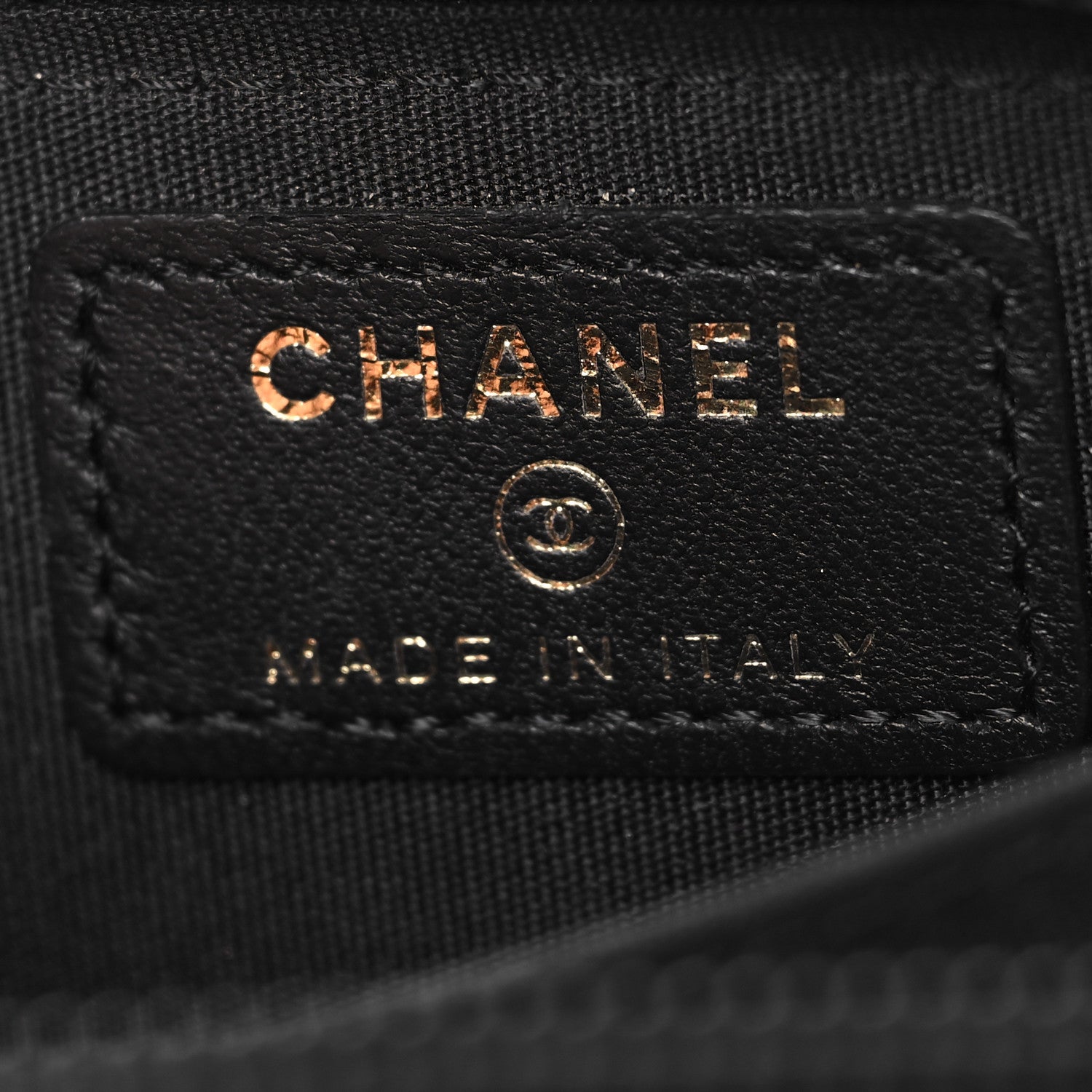 Chanel Lambskin Quilted Zip Around Boy Coin Purse Wallet Black 6 of 9