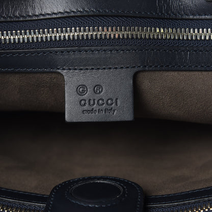 Gucci Soft GG Supreme Monogram Blooms Vertical Tote Blue 6 of 9