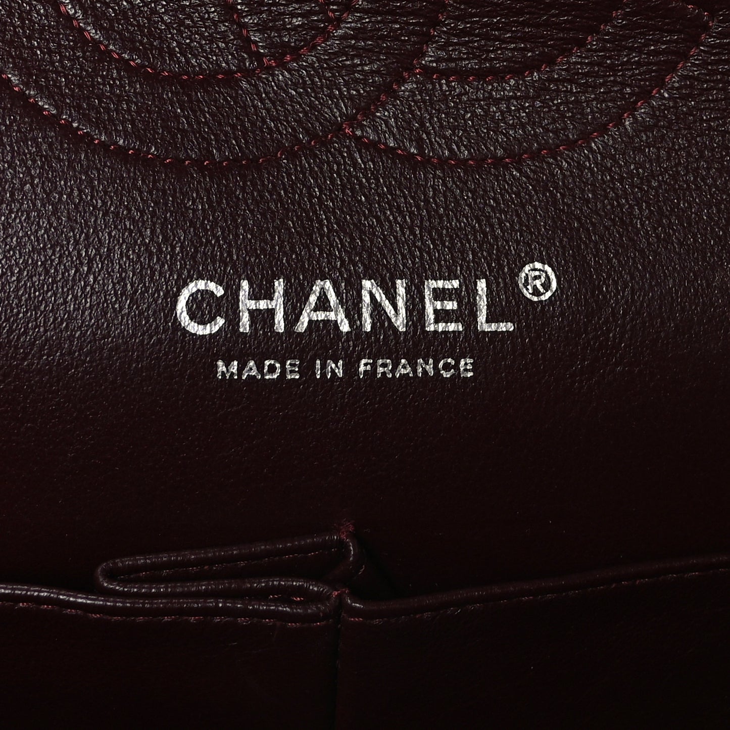 Crumpled Patent Quilted Medium Double Flap Black