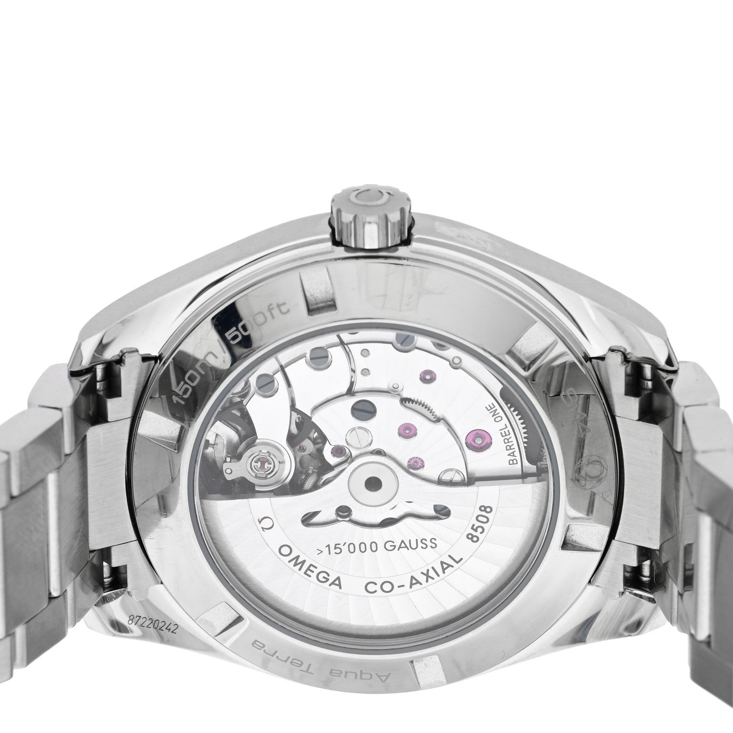 Omega Stainless Steel 42mm Seamaster Aqua Terra 150M Co-Axial 15000 Gauss Automatic Watch Black 231.10.42.21.01.002 4 of 5