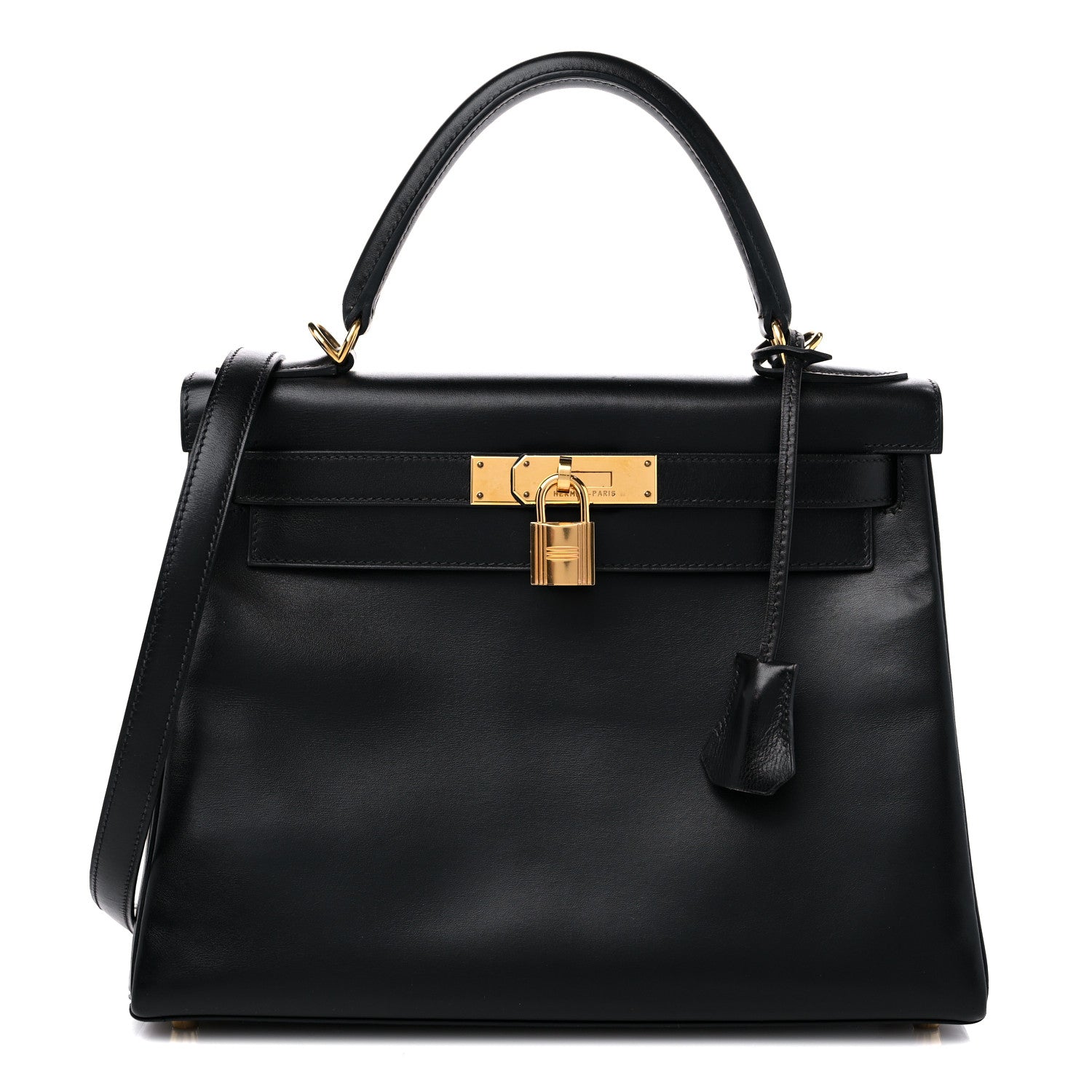 Hermes Box Kelly Retourne 28 Black 1 of 10