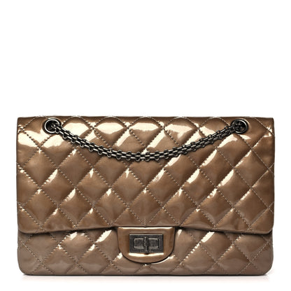 Chanel Patent Quilted 2.55 Reissue 227 Flap Taupe 1 of 15