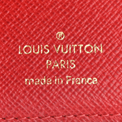Louis Vuitton Damier Ebene Victorine Wallet Red 6 of 13