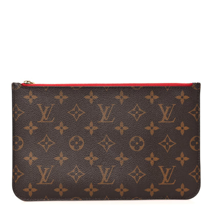 Louis Vuitton Monogram Neverfull MM GM Pochette Cherry 1 of 9