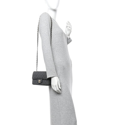 Chanel Lambskin Quilted Mini Rectangular Flap Dark Grey 2 of 13