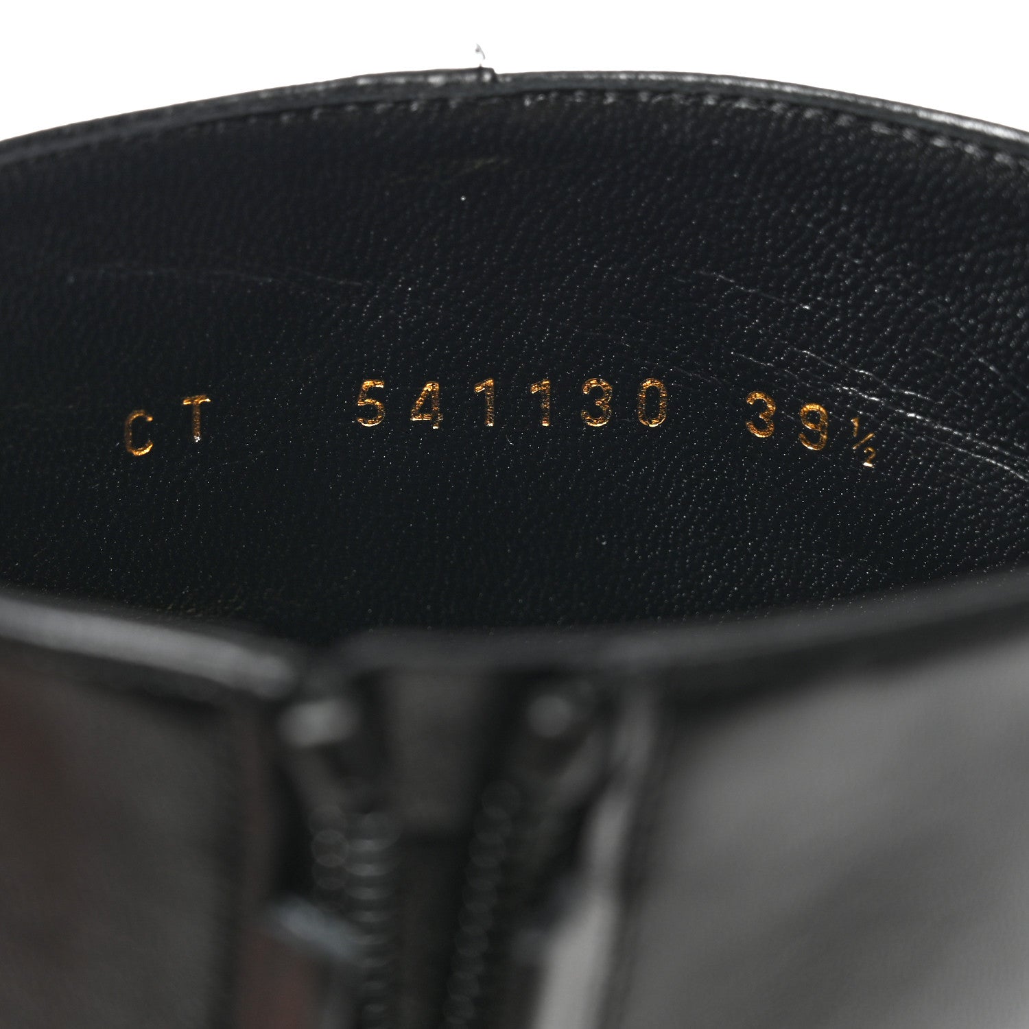 Saint Laurent Nappa Vendome Loulou Ankle Zip Boots 39.5 Black 7 of 9