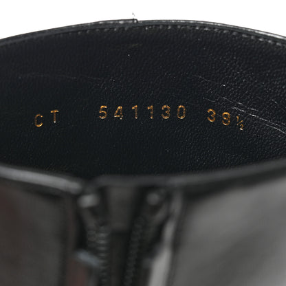 Saint Laurent Nappa Vendome Loulou Ankle Zip Boots 39.5 Black 7 of 9