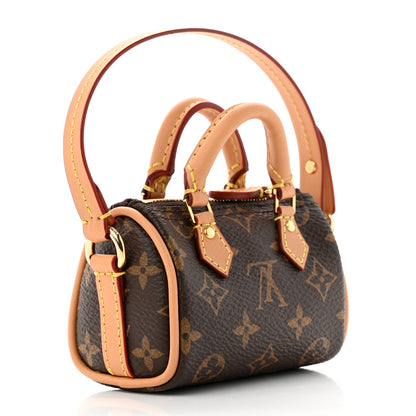 Louis Vuitton Monogram Micro Speedy Bag Charm 2 of 5