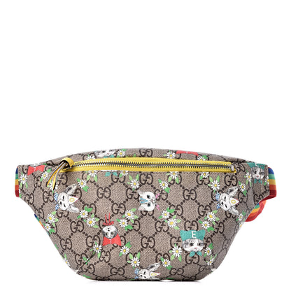 Gucci GG Supreme Monogram Love Pets Childrens Belt Bag Rainbow 1 of 9