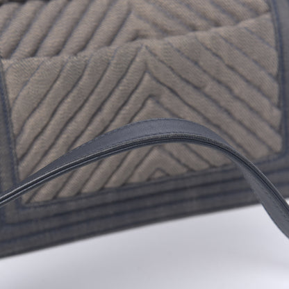 Chanel Denim Chevron Small Boy Flap Light Blue 11 of 16