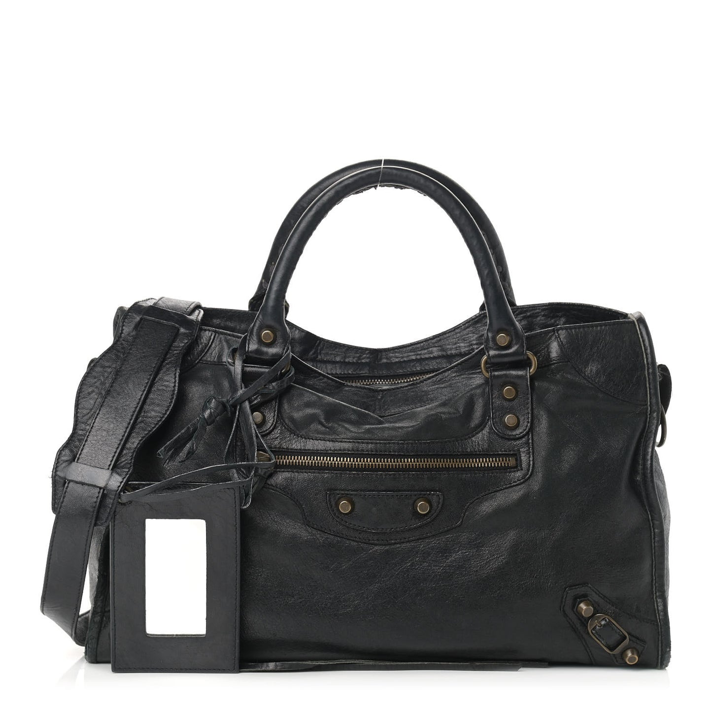 Agneau Classic Gold Hardware City Black