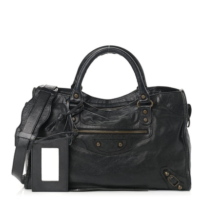 Balenciaga Agneau Classic Gold Hardware City Black 1 of 19
