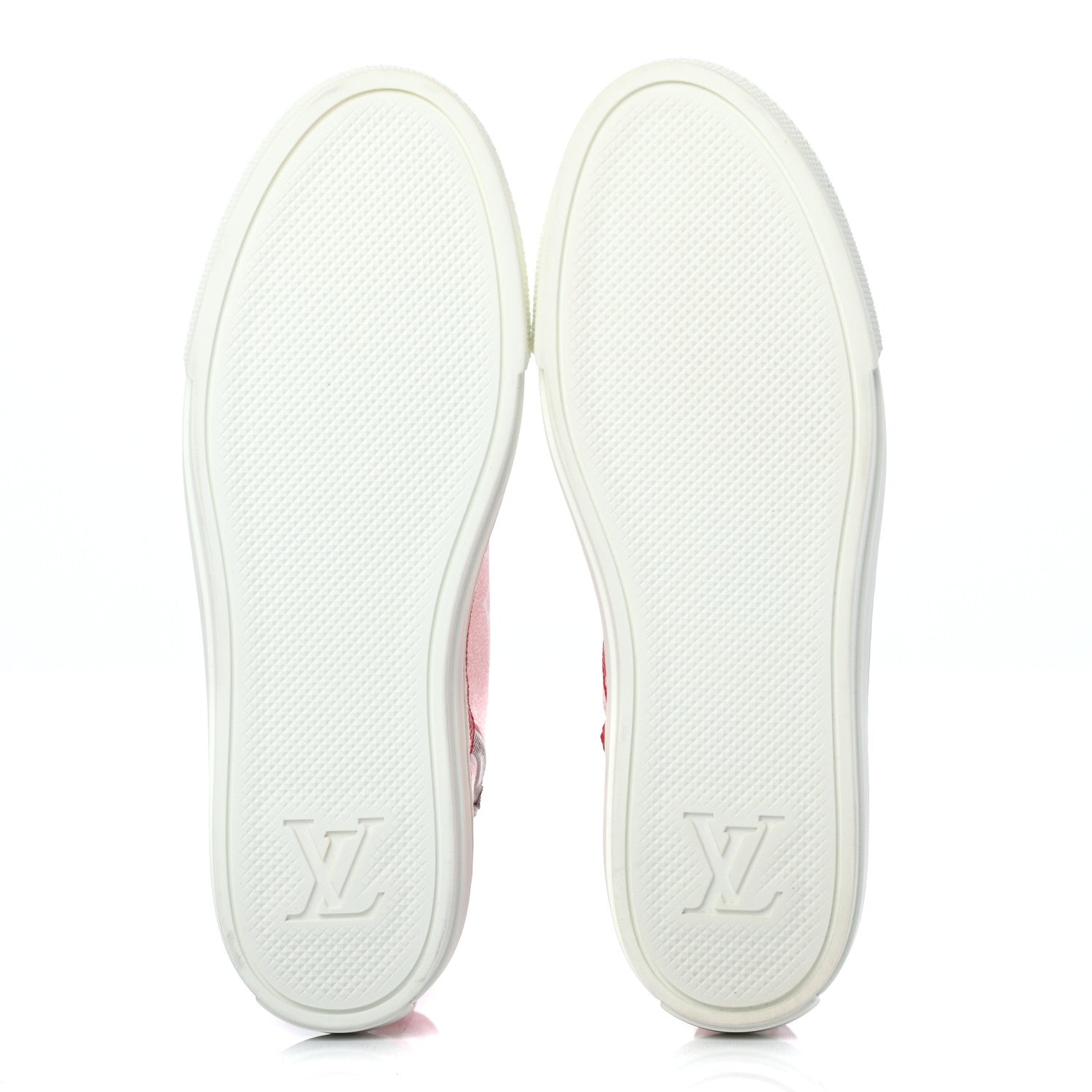 Louis Vuitton Monogram Giant Stellar Sneaker Boots 38.5 Rose Rouge 5 of 10