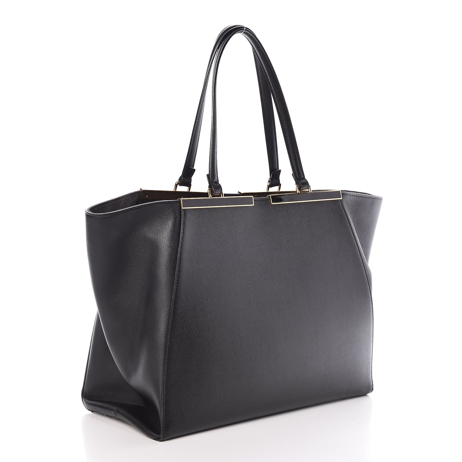 Fendi Vitello Elite Large 3Jours Tote Black 3 of 10