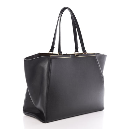 Fendi Vitello Elite Large 3Jours Tote Black 3 of 10