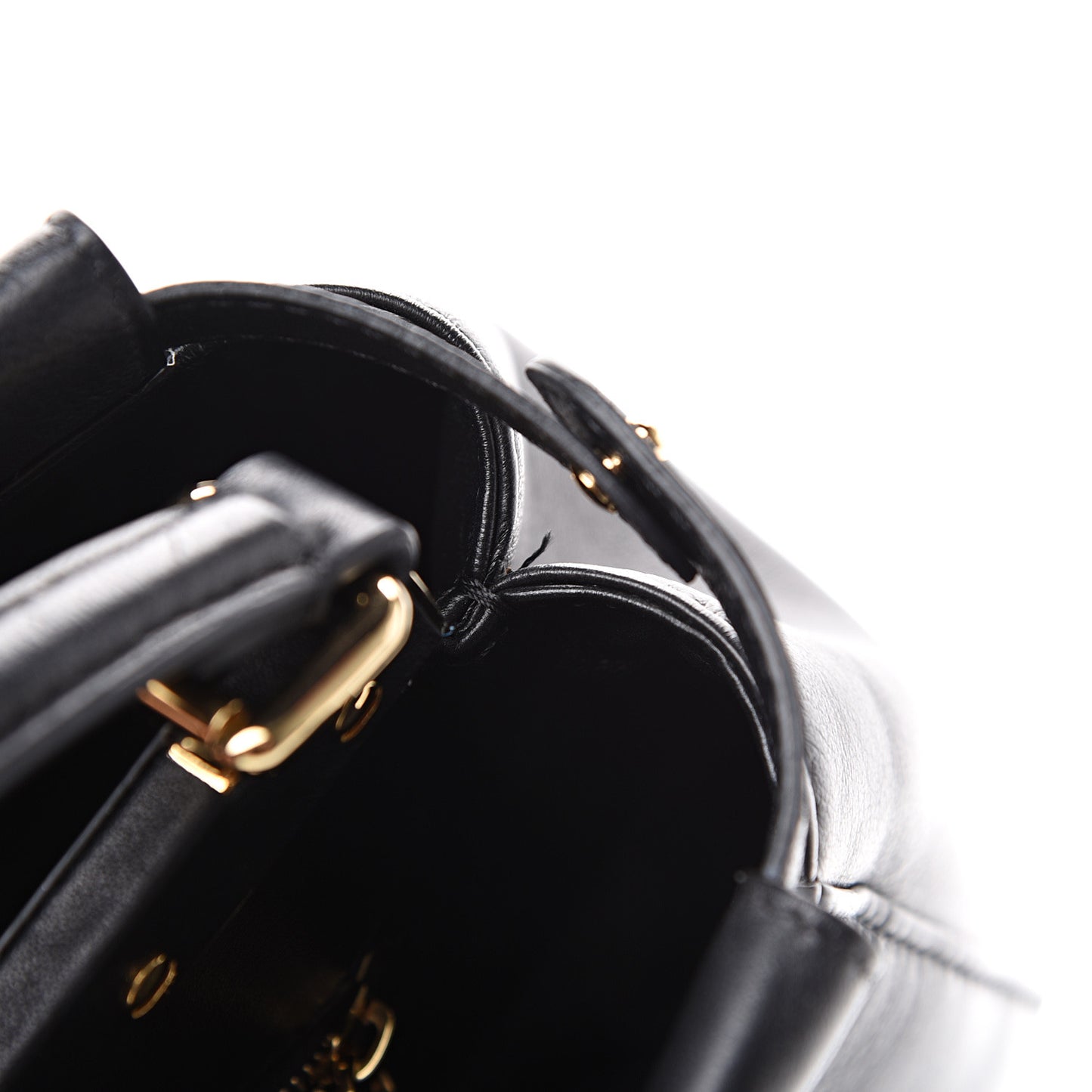 Nappa Mini Peekaboo Iconic Satchel Black