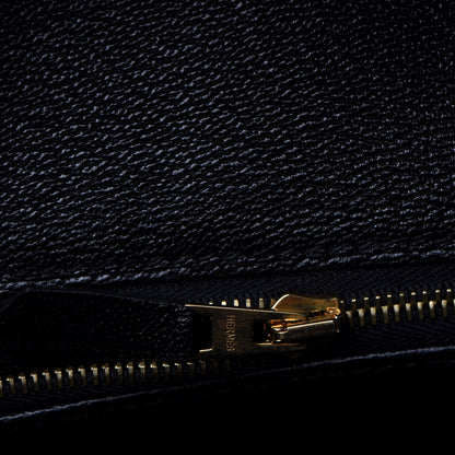 Hermes Shiny Porosus Crocodile Birkin 35 Black 19 of 34