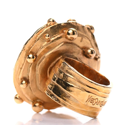 Saint Laurent Spiral Ring 7 Gold 3 of 4