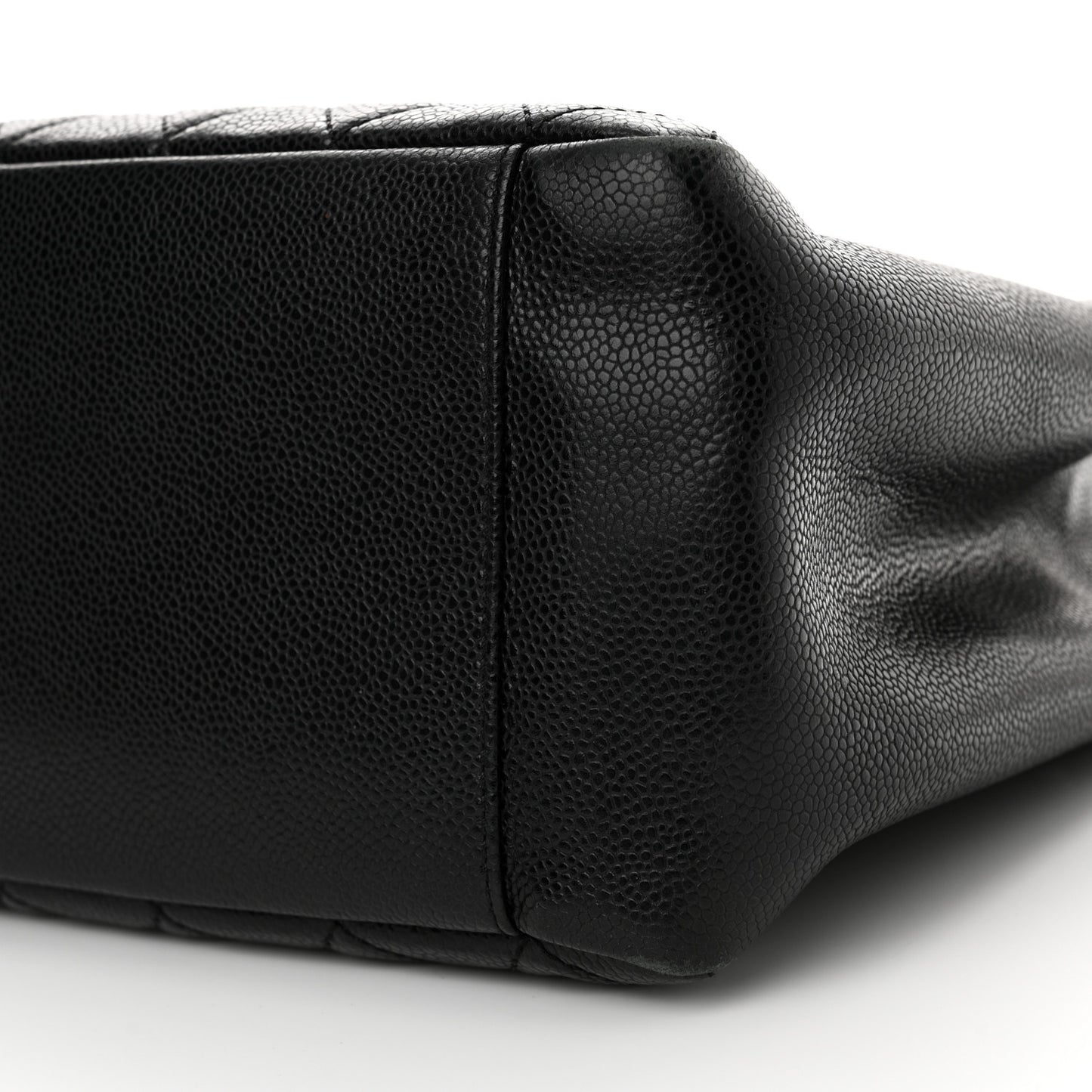 Caviar Quilted Grand Shopping Tote GST Black