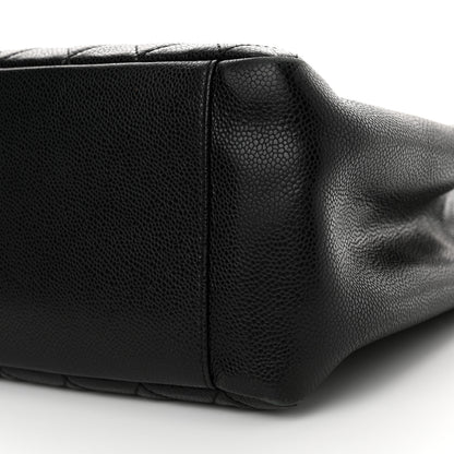 Chanel Caviar Quilted Grand Shopping Tote GST Black 10 of 13