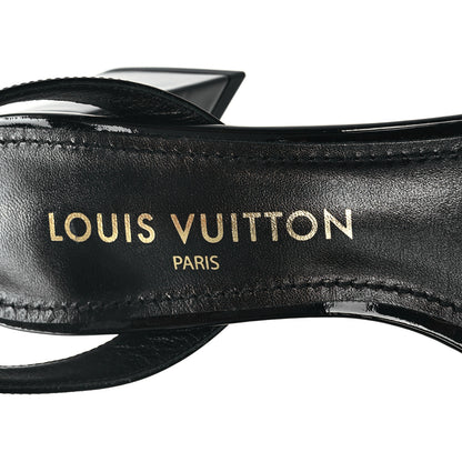 Louis Vuitton Patent Calfskin Shake Sandals 38 Black 7 of 8