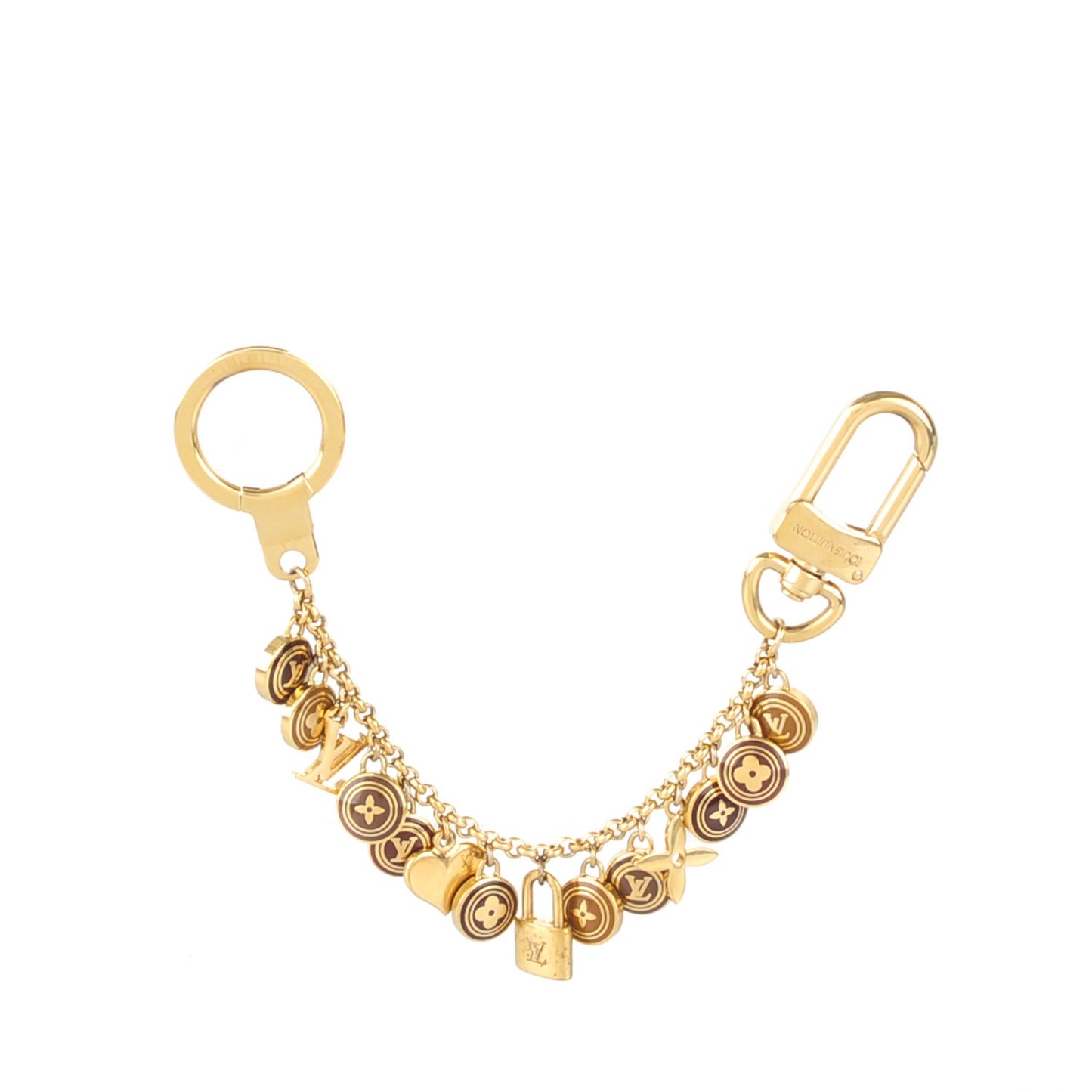 Pastilles Key Chain Bag Charm Brown