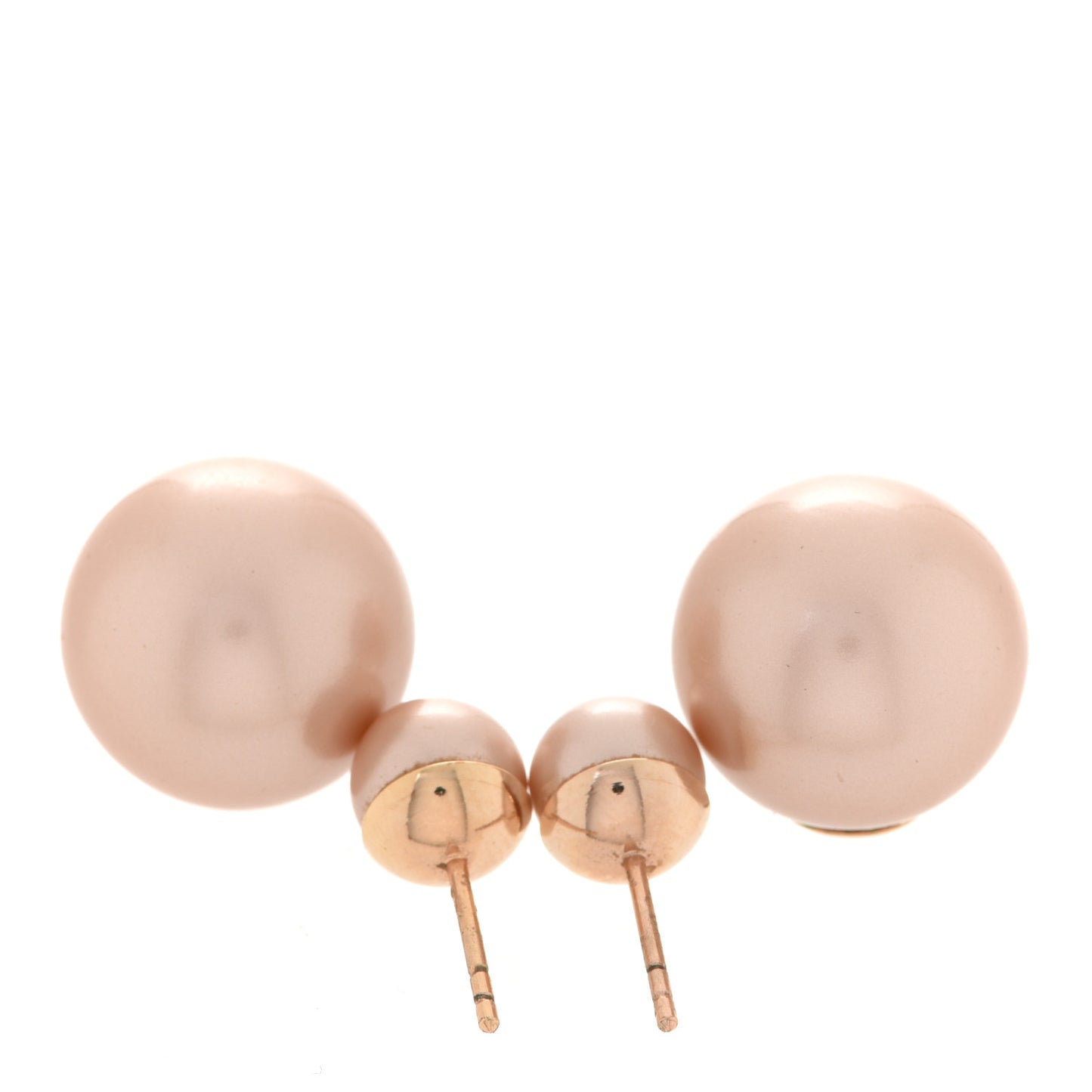 Pearl Mise En Dior Tribal Earrings Pink