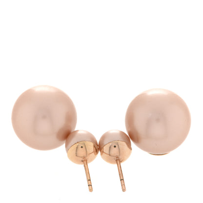 Christian Dior Pearl Mise En Dior Tribal Earrings Pink 3 of 5