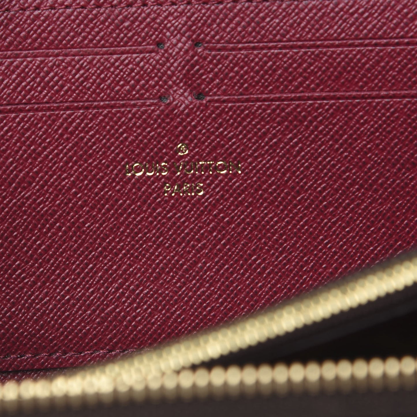 Monogram Clemence Wallet Fuchsia