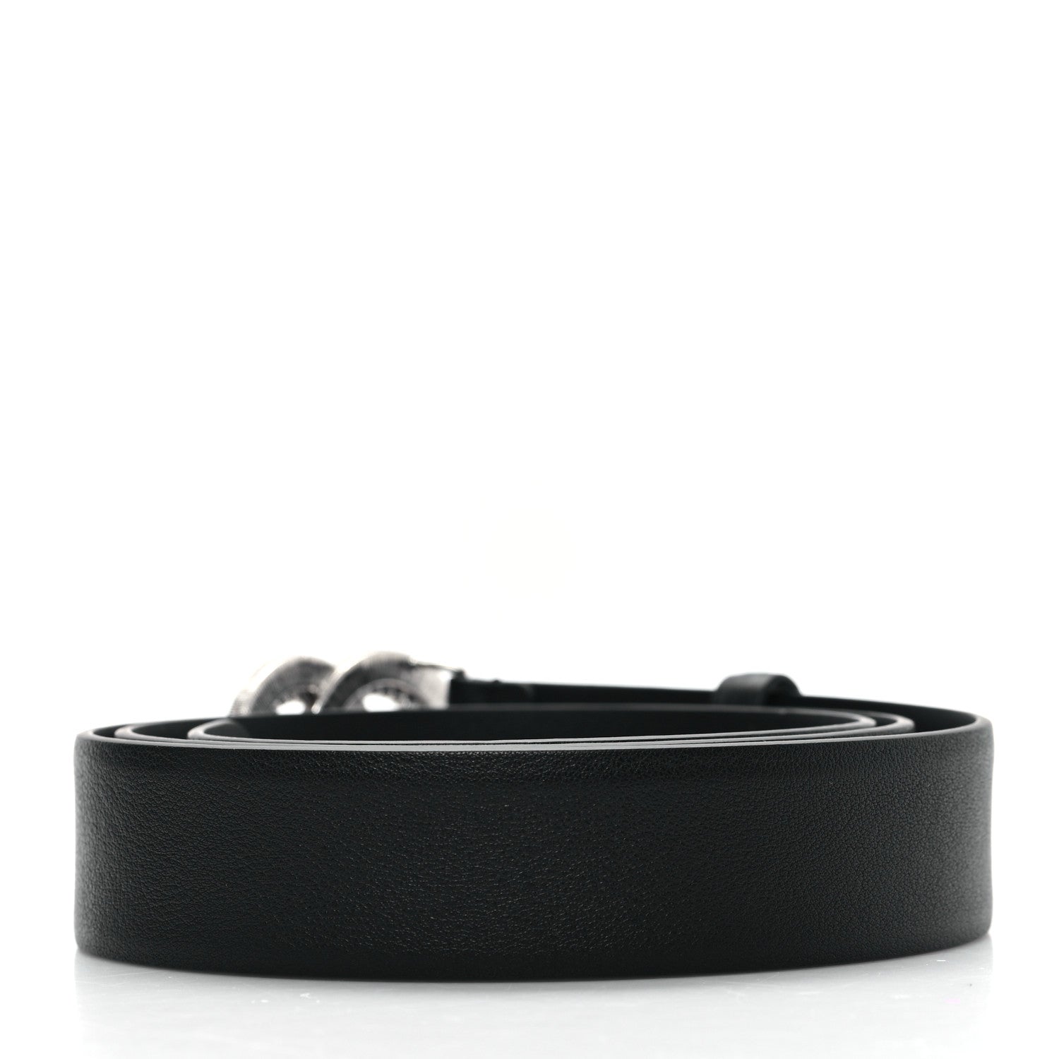 Chanel Calfskin Crystal CC Belt 90 36 Black 2 of 6