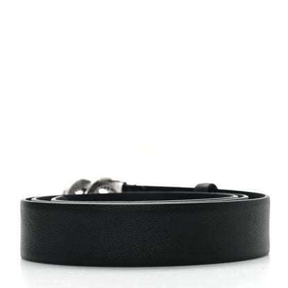 Chanel Calfskin Crystal CC Belt 90 36 Black 2 of 6