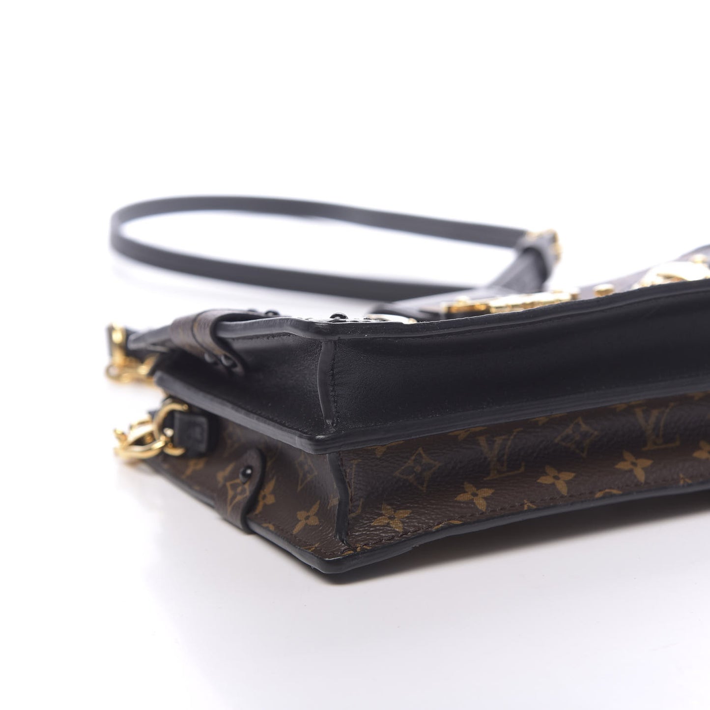 Reverse Monogram Trunk Clutch