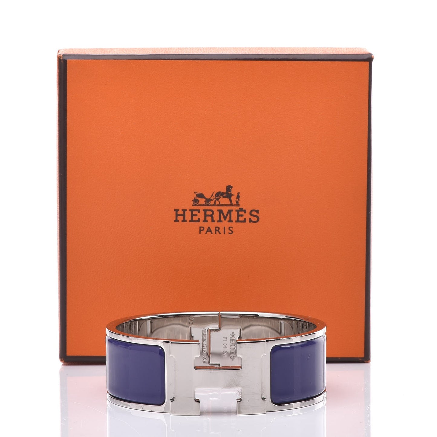 Enamel Wide Clic Clac H Bracelet S Iris