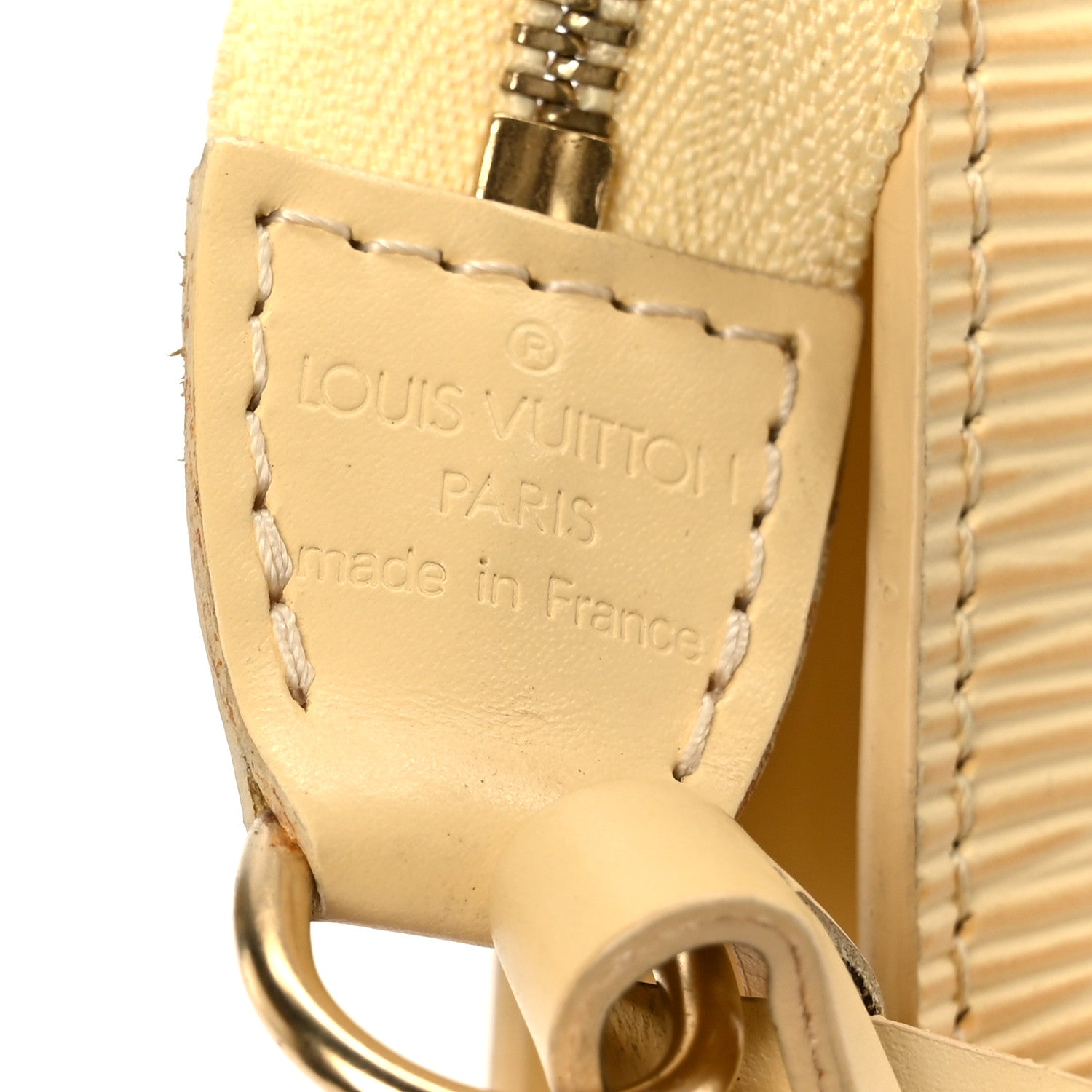 Louis Vuitton Epi Pochette Accessories 24  Vanilla 7 of 10