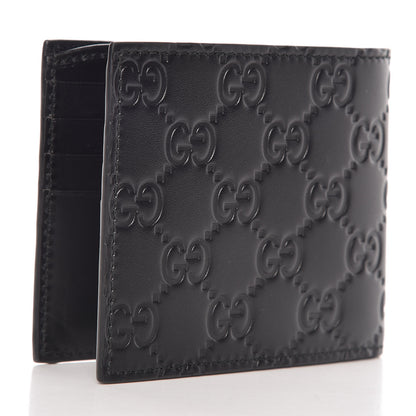 Gucci Guccissima Signature Dorian Bi-Fold Wallet Black 3 of 10