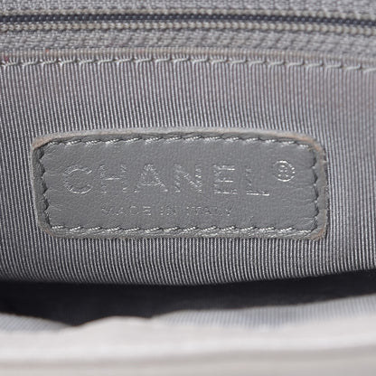 Chanel Washed Lambskin Quilted Mini Chain Around Messenger Grey 6 of 7