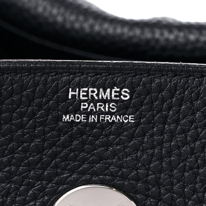 Hermes Taurillon Clemence Lindy 30 Bleu Indigo 6 of 13