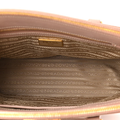 Prada Saffiano Small Galleria Double Zip Tote Cammeo 5 of 12