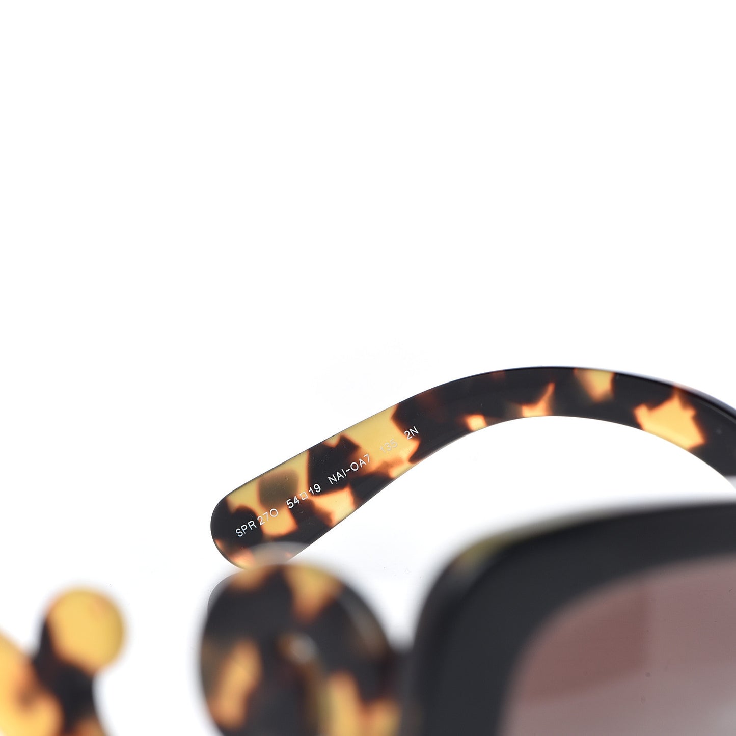 Acetate Baroque Sunglasses SPR 27O Tortoise