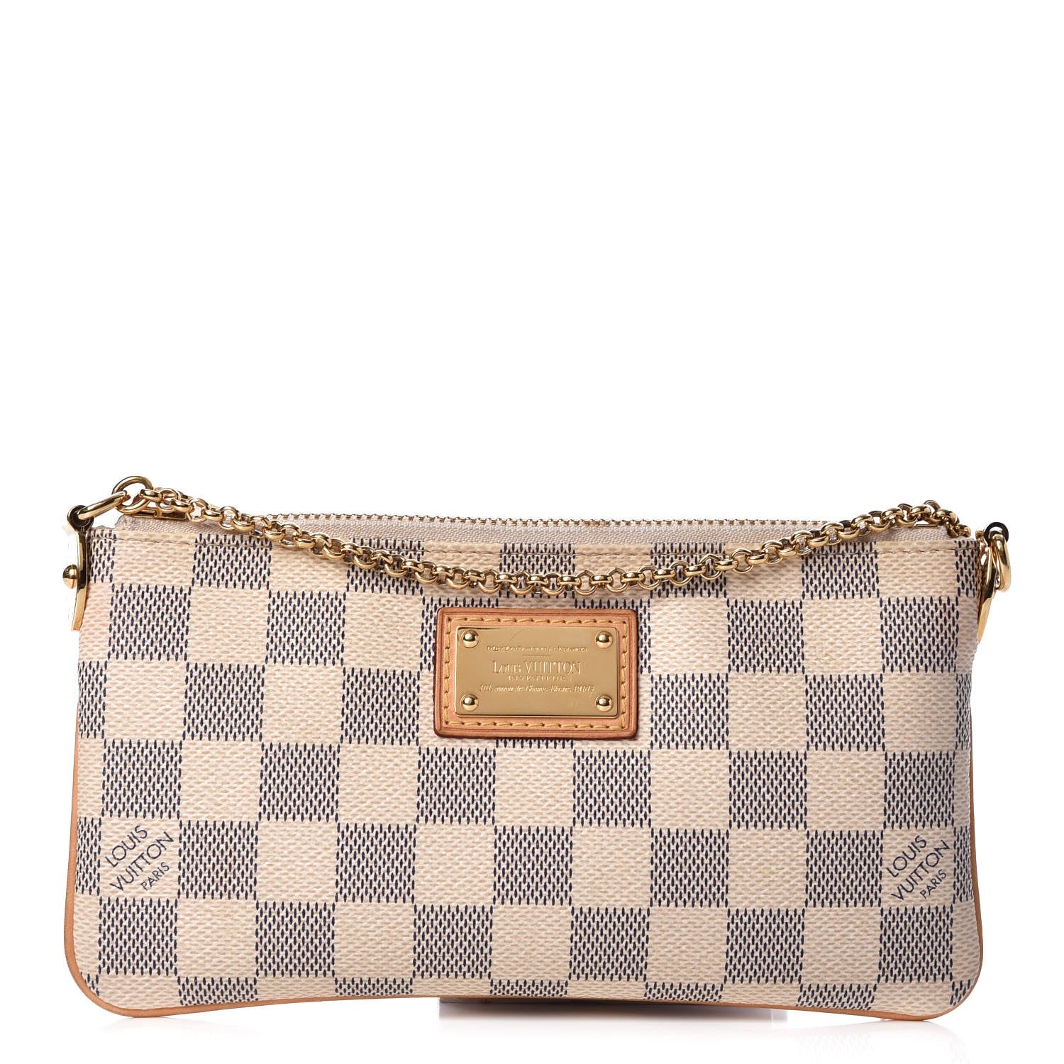 Louis Vuitton Damier Azur Pochette Milla MM 1 of 10